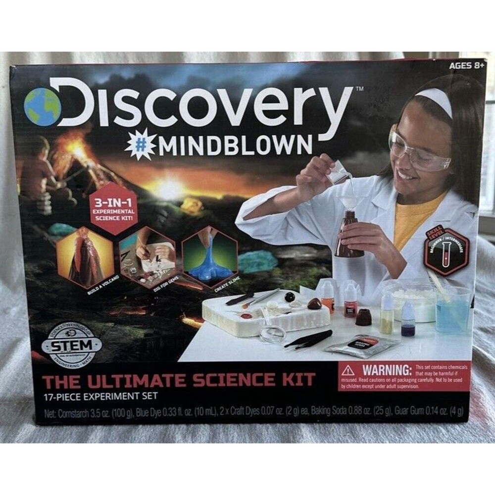 Discovery Mindblown The Ultimate Science Kit, Incomplete Missing Gemstones